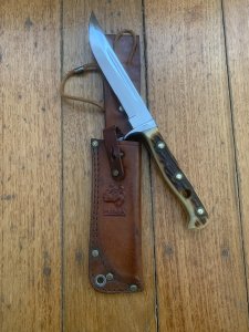 Puma Knife: Puma 6382 Original 1974 Trail Guide in original sheath