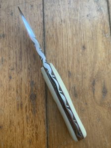 MAFFI SYDNEY AUSTRALIA Small Bone Handled Fixed Blade Knife