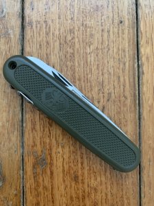 AITOR/BUNDESWEHR German Army Folding Pen Knife with Saw Blade Cork Screw and Awl
