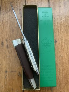 Puma Knife: Puma 1970 Vintage 3573 Boot Knife with Stag Handle & Original Box  #22072