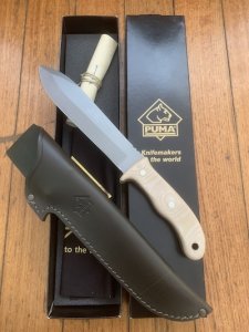 Puma Knife: Puma 141000 Large 'Robuster' Knife with Micarta Handle