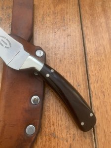 Lance Davison Custom Knife Maker Melbourne Australia Upswept Skinner