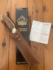 Puma Knife: Puma 2002 Bowie II Special Edition Handmade Knife with Stag Antler Handle