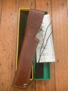 Puma Knife: 1997 Puma Mint condition Bowie knife with Stag Antler Handle in original Box