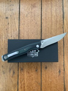 Puma Knife: Puma Tec  Folding Liner Lock Knife with Green/Black G10 Handle