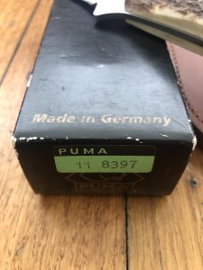 Puma Knife: Puma 2002 Hunters Pal II Hunting Knife with Stag Handle 118397