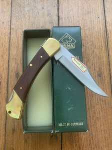 Puma Rare Model 965 Deer Hunter 1995 Folding Lock Knife Serial #25591