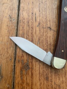 Puma Knife: Puma 1976 Senior 572 Twin Blade Knife with Jacaranda Handle #35672