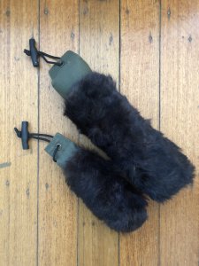 Dog Training Dummy: Fake Brown Fur Rabbit Dog Dummy SMALL-LARGE Twin Pack