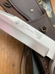 Puma Knife: Puma 2013 Bowie Handmade Knife with Stag Antler Handle