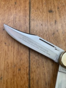 Puma Rare Model 971 Game Warden 1969 Saw and Blade Folding Lock Knife #96583