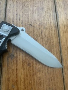 SOG Original EL01-CP KILOWATT Folding Lock Knife with Quality Pouch