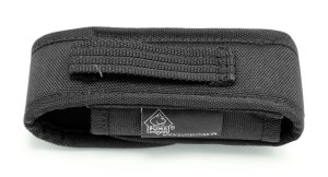 Puma Knife Sheath: Black Vertical Cordura Knife Pouch