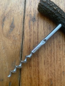 Sheffield England Red Deer Antler Handled Cork Screw