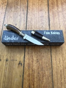 Linder Miniature Knife with Antler Handle and 6cm Blade