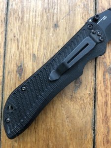 BENCHMADE USA Model 912 Nitrous Stryker Black Tanto A/S Folding Knife