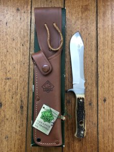 Puma Knife: Puma Original 1993 White Hunter II 116374 in original Box sheath &  Warranty