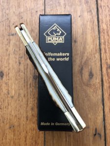 Puma Knife: Puma Prince Folding Knife with Sambar Stag Antler Handle 2015 model