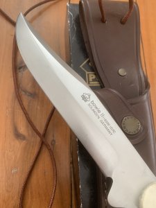 Puma Knife: Puma 2002 Bowie II Special Edition Handmade Knife with Stag Antler Handle