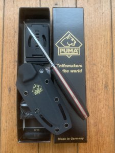 Puma Knife: Puma 'OLO' Micarta Handle and Kydex Sheath