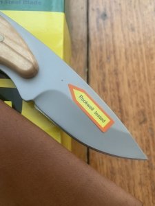 Puma Knife: 2023 Puma SGB Rattler Fixed Blade Knife with Olive Wood Handle