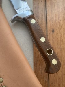 Puma Knife: Puma 1983 rare & original 12 6391 BUND knife in original Sheath, Box, & Warranty Tag
