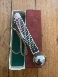 Puma Knife: Puma Vintage Pre-64 Fishermans Knife in Original Red Box