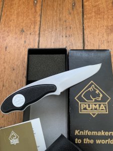 Puma Knife: Puma Cobra Fixed Blade Knife with Black ABS Handle