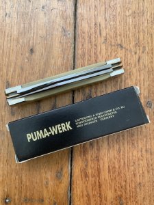 Puma Knife: Puma Original 3 Blade Stockman Knife with Cream Corelon/Delrin Handle