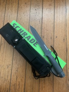 Schrade Knife: Schrade SCHF1 Schrade SCHF1 Extreme Survival Fixed Blade Knife