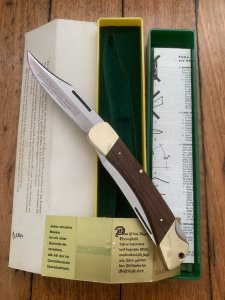 Puma Rare Model 972 Game Warden 1974 Twin Blade Folding Lock Knife with Box #45471