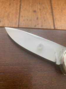 Puma Knife: Puma Original Scrimshawed Puma Roe Deer 4 Star Folding Lock Blade Knife with Presentation Box