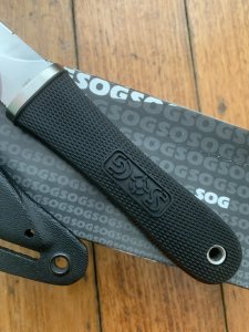 SOG Vintage Original S14K Pentagon Tactical Dagger with Kydex Tactical sheath & Box