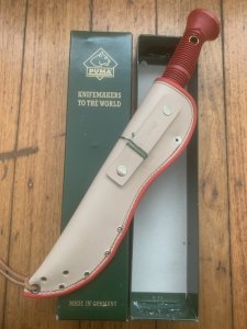 Puma Knife: Puma Original 1993 SEA HUNTER 17 6363 in Original Sheath and Box #27391