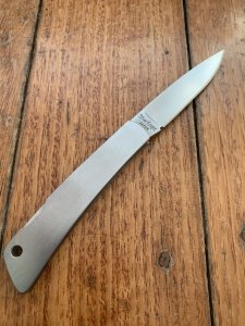 GERBER Silver Knight Japan Stainless Frame Lock Back Folding Knife