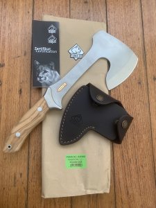 Puma IP el hatcha Hunting Hatchet with Olive Wood Handle