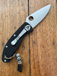 Spyderco Tenacious Straight Edge Lock Back Folding Knife