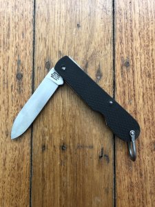 Venture H M SLATER Sheffield England Pocket Knife with Black Handle