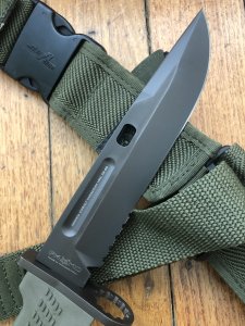 FOX KNIVES:  Fox SF-CC03 SPARTON DEFENDER Knife with Kydex & Webbing Sheath