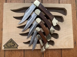 Puma Knife: Collectable Circa 1970'S-80'S Rare 5 Piece Folding Knife Set