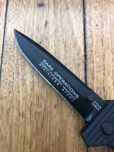 Dark Operations StratoFighter Stiletto Rescue/Tactical Folding Lock Knife