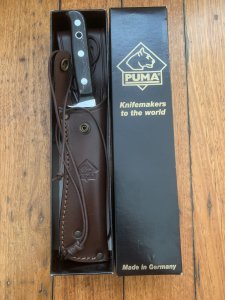 Puma Knife: Puma Bowie Tucson Bowie with Pakka Wood Handle