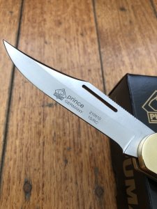 Puma Knife: Puma Prince Folding Knife with Sambar Stag Antler Handle 2015 model