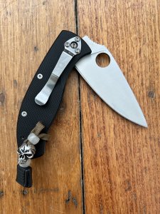 Spyderco Tenacious Straight Edge Lock Back Folding Knife