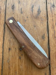 Puma Knife: Puma 644 Original Folding Pocket Knife with Jacaranda Handle Circa 70-80's