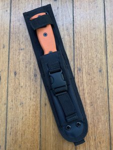 Ontario Ranger Series AFGHAN with Orange Micarta Handle and Tactical Belt Sheath