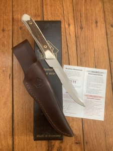 Puma Knife: Puma Original 2003 Buddy II Stag handled knife model 118384