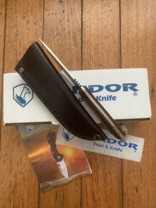 Condor Tool & Knife Company El Salvador Native Hunter Knife with Leather Sheath