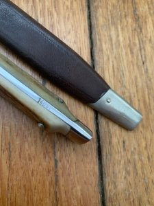 Puma Knife: Puma 1980 Vintage 3573 Boot Knife with Stag Handle & Original Sheath #14081