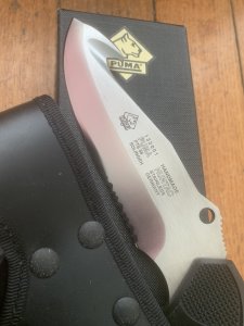 Puma Knife: Puma Rare 132001 PTS 58 Huntac Tactical Survival Knife with Gut Hook in Original Box